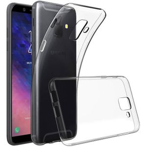 Samsung Galaxy A6 2018 siliconen (gel) achterkant hoesje - Transparant
