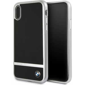 BMW Originele Aluminium Signature Back Cover Hoesje voor de Apple iPhone X / XS - Zilver