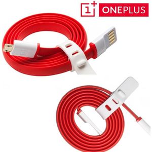 OnePlus One / X Originele Micro USB data + oplaadkabel 1 Meter - Rood