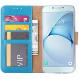 Bookcase Samsung Galaxy A8 2018 hoesje - Blauw