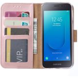 Bookcase Samsung Galaxy J2 Core hoesje - Rosé Goud