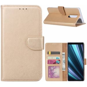 Bookcase Sony Xperia 1 hoesje - Goud