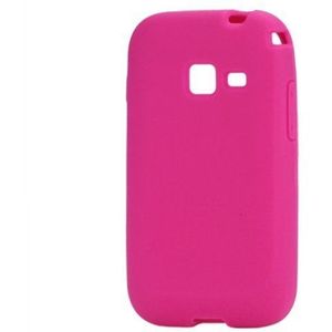 Samsung Galaxy Ace Duos siliconen (gel) achterkant hoesje - Roze