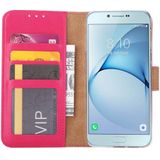 Bookcase Samsung Galaxy A8 2018 hoesje - Roze