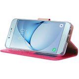 Bookcase Samsung Galaxy A8 2018 hoesje - Roze
