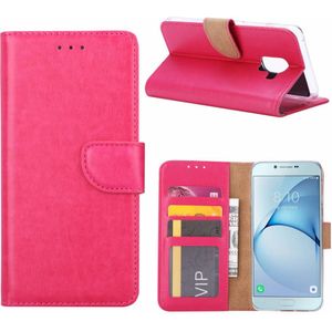 Bookcase Samsung Galaxy A8 2018 hoesje - Roze