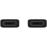 Samsung Originele USB-C / Type-C naar USB-C / Type-C oplaadkabel EP-DA705BBE 1 meter - Zwart