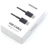 Samsung Originele USB-C / Type-C naar USB-C / Type-C oplaadkabel EP-DA705BBE 1 meter - Zwart