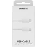 Samsung Originele 5A USB-C / Type-C naar USB-C / Type-C oplaadkabel EP-DN975BWEGWW 1 meter - Wit