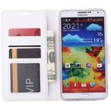 Bookcase Samsung Galaxy Note 3 hoesje - Wit