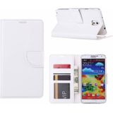 Bookcase Samsung Galaxy Note 3 hoesje - Wit