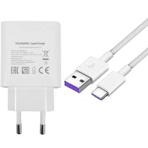 Huawei Originele Supercharger Oplader Adapter + USB 3.1 Type-C kabel - 5A