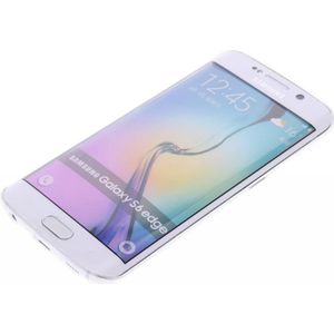 Puloka TPU Siliconen hoesje voor de achterkant van de Samsung Galaxy S6 Edge - Transparant / Grijs