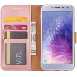 Bookcase Samsung Galaxy J4 2018 hoesje - Rosé Goud