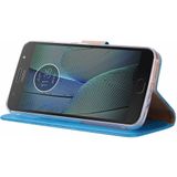 Bookcase Motorola Moto G5S Plus hoesje - Blauw