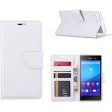 Bookcase Sony Xperia M5 hoesje - Wit