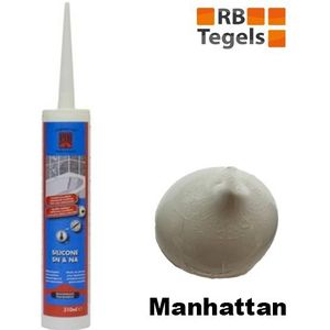 Afdichtingskit voor sanitair en natuursteen kleur Manhattan koker 310 ml