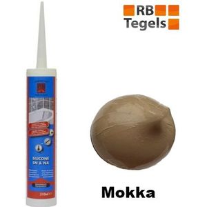 Afdichtingskit voor sanitair en natuursteen kleur Mokka koker 310 ml
