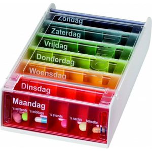 Medicijn weeklader anabox in mooie kleuren.