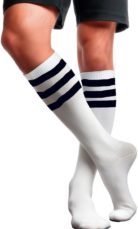 FIESTAS GUIRCA - Sportsokken - Wit - Textiel Accessoires voor Feesten en Sportfeesten