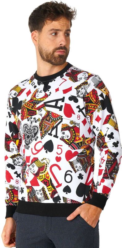 Casino Speelkaarten Trui Heren OppoSuits