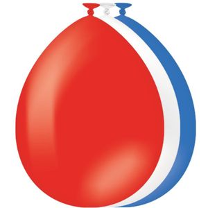 Rood Wit Blauwe Ballonnen 30cm 25st