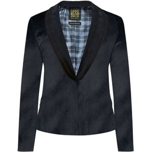 Zwarte Velvet Blazer Dames OppoSuits