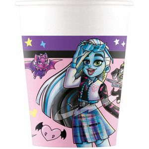Monster High Bekers 200ml 8st