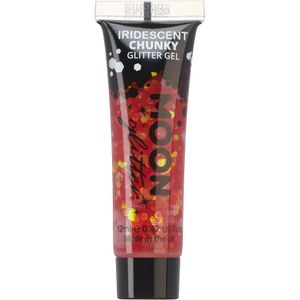 Moon Glitter Iridescent Chunky Glitter Gel Cherry 12ml