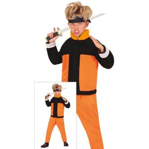 Ninja Kostuum Jongen Oranje Zwart