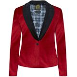 OppoSuits - Bordeaux Rode Velvet Blazer - Dames - Slim Fit