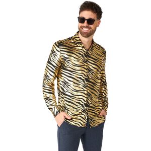 Tijger Goud Overhemd Heren OppoSuits