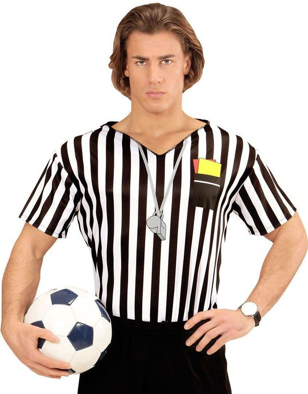 Ditscheidsrechter - Scheidsrechtersshirt - Zwart-Wit - Korte Mouwen