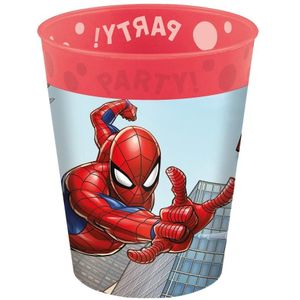 Spiderman Bekers Herbruikbaar 250ml 4st