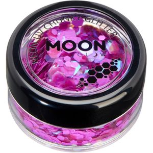 Moon Glow Neon UV Chunky Glitter Purple 3g