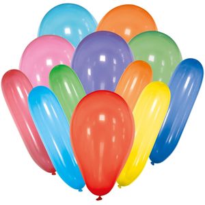 Party Essentials Mixed Balloons Of Various Shapes & Colours 30St