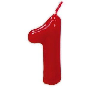 Rode Kaars 1 Jaar 5,5cm