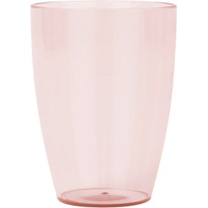 Roze Beker Plastic 400ml 2st