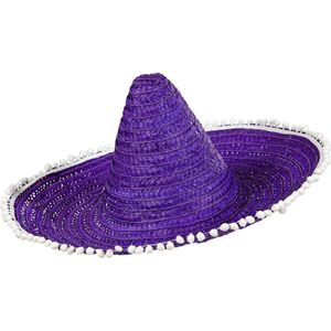 Blauw Paarse Sombrero 50cm