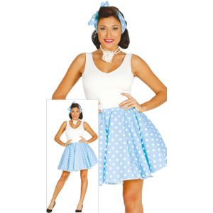 Grease Kostuum Dames Blauw