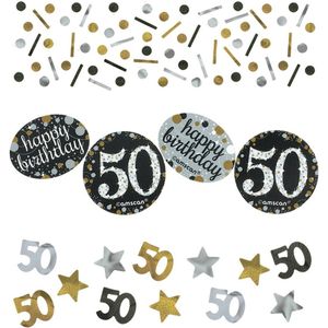 GoldRock Confetti 100ste verjaardag decoratie groen, 200 stuks