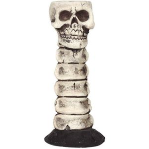 Halloween Kaarsenhouder Schedel 17cm