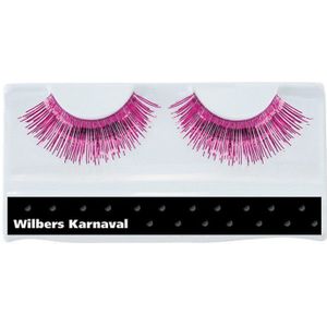 Roze Nep Wimpers Lametta
