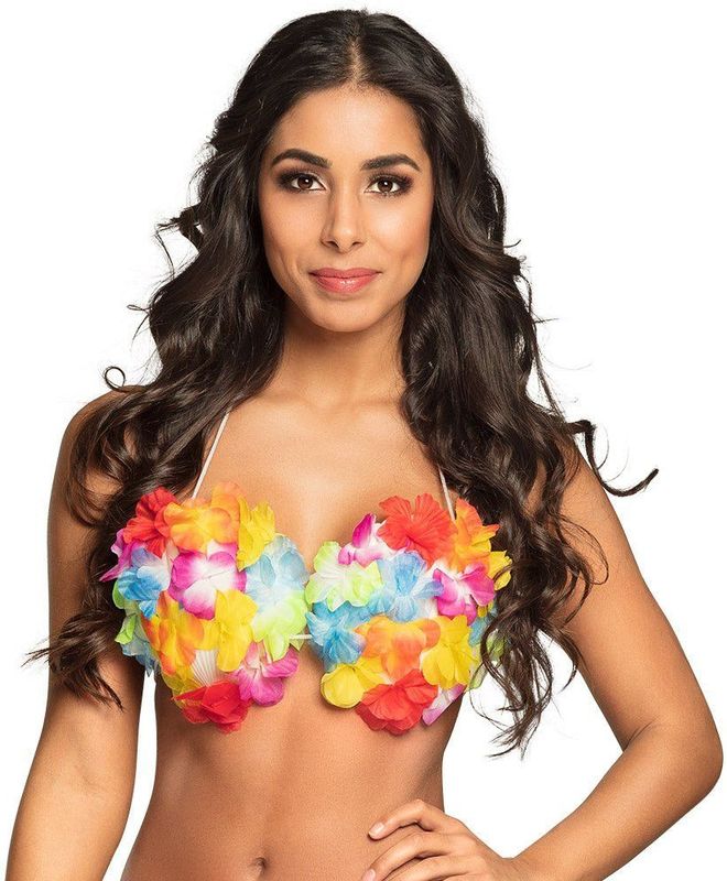 Schelpen - BH - Bloemen - Verstelbaar - 1 stuk