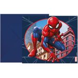 Spiderman Uitnodigingen 6st