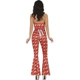 Disco 70S Jumpsuit Dames Retro