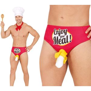 Grappige Onderbroek Enjoy Your Meal!