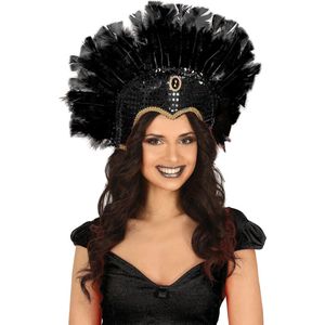 Indianen tooi met gekleurde veren - Carnavalskleding