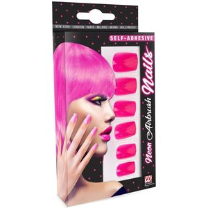 Nepnagels - Fluo Roze - Set van 12 Stuks - Voor Volwassenen