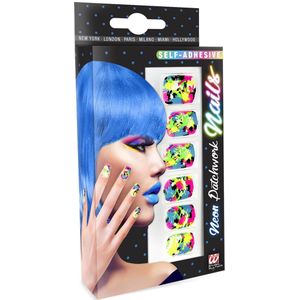 Halloween Nepnagels Gekleurd